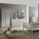 Paris 2 Doors Wardrobe in White by Lavishway | Wardrobe-42106