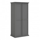 Paris 2 Doors Wardrobe in Matt Grey by Lavishway | Wardrobe-42124
