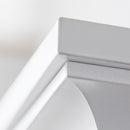 Paris 3 Doors Wardrobe in White by Lavishway | Wardrobe-42055