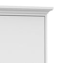 Paris 2 Doors Wardrobe in White by Lavishway | Wardrobe-42136