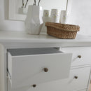 Paris White Wooden 4 Chest Of Drawers by Lavishway | Chest Of Drawers-29350