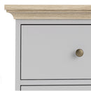 Paris Wooden White and Oak 4 Drawers Chest by Lavishway | Chest Of Drawers-42193