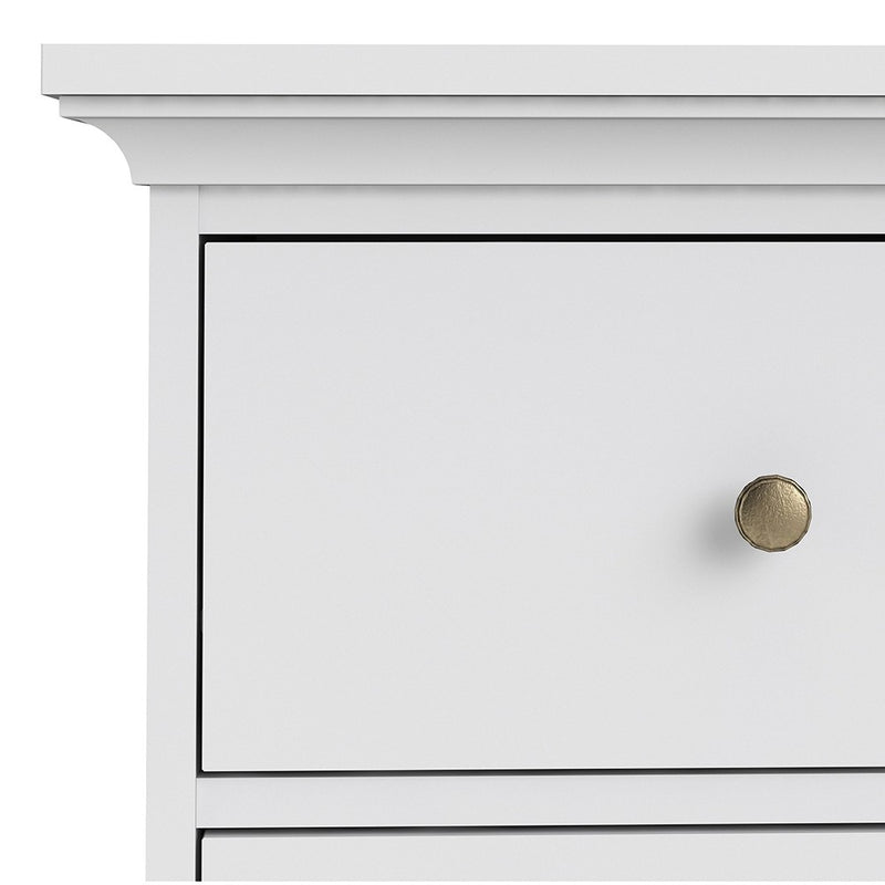 Paris White Wooden 6 Chest of Drawers by Lavishway | Chest Of Drawers-42174
