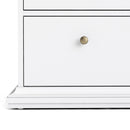 Paris White Wooden 6 Chest of Drawers by Lavishway | Chest Of Drawers-42176