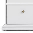 Paris White & Oak Wooden 6 Drawer Chest by Lavishway | Chest Of Drawers-42181