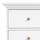 Paris Wooden White 8 Chest Of Drawers by Lavishway | Chest Of Drawers-42152