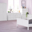 Paris Wooden White 8 Chest Of Drawers by Lavishway | Chest Of Drawers-42150