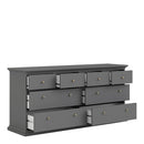 Paris 8 Drawers Double Chest of Drawers by Lavishway | Chest Of Drawers-42162
