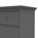 Paris 8 Drawers Double Chest of Drawers by Lavishway | Chest Of Drawers-42166