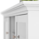 Paris 2 Doors White Wide TV Unit by Lavishway | TV Units Cabinets-41961