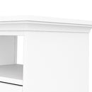 Paris White 2 Drawers Classic TV Unit by Lavishway | TV Units Cabinets-41980