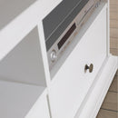 Paris White 2 Drawers Classic TV Unit by Lavishway | TV Units Cabinets-41979