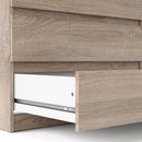 Naia Truffle Oak 6 Drawer Chest by Lavishway | Chest Of Drawers-40997