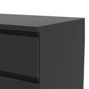 Naia Black Matt 6 Drawer Chest by Lavishway | Chest Of Drawers-40981
