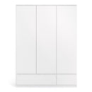Naia 3 Doors High Gloss Wardrobe by Lavishway | Wardrobe-33121