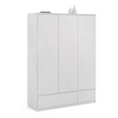Naia 3 Doors High Gloss Wardrobe by Lavishway | Wardrobe-33119