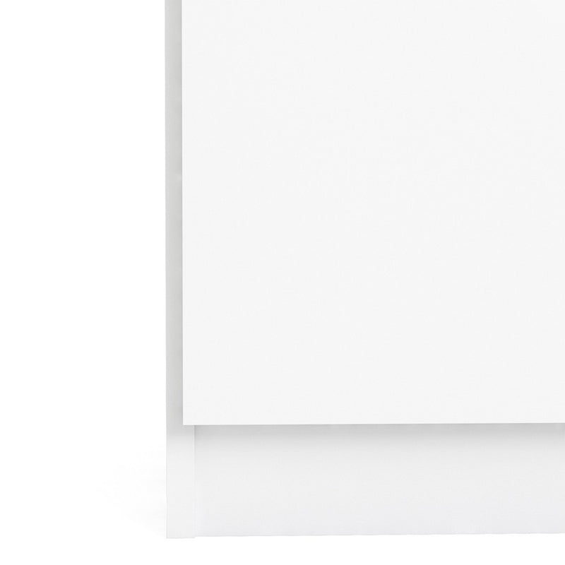 Naia 3 Doors High Gloss Wardrobe by Lavishway | Wardrobe-33124