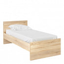 Naia Classic Design Wooden Oak Finish Bed by Lavishway | Wooden Beds-40822