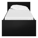Naia Classic Design Wooden Matt Black Bed by Lavishway | Wooden Beds-40842