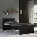 Naia Classic Design Wooden Matt Black Bed by Lavishway | Wooden Beds-40841