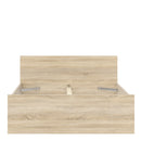 Naia Classic Design Wooden Oak Finish Bed by Lavishway | Wooden Beds-40832