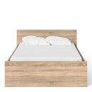 Naia Classic Design Wooden Oak Finish Bed by Lavishway | Wooden Beds-40831