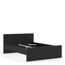 Naia Classic Design Wooden Matt Black Bed by Lavishway | Wooden Beds-40848