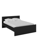 Naia Classic Design Wooden Matt Black Bed by Lavishway | Wooden Beds-40847