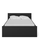 Naia Classic Design Wooden Matt Black Bed by Lavishway | Wooden Beds-40846