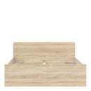 Naia Classic Design Wooden Oak Finish Bed by Lavishway | Wooden Beds-40835