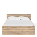 Naia Classic Design Wooden Oak Finish Bed by Lavishway | Wooden Beds-40834