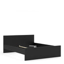 Naia Classic Design Wooden Matt Black Bed by Lavishway | Wooden Beds-40854