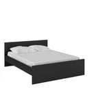 Naia Classic Design Wooden Matt Black Bed by Lavishway | Wooden Beds-40855