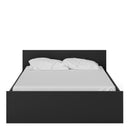 Naia Classic Design Wooden Matt Black Bed by Lavishway | Wooden Beds-40852