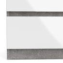 Naia Concrete Grey & White 6 Chest Of Drawers by Lavishway | Chest Of Drawers-40990