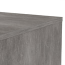 Naia Concrete White Gloss 4 Drawers Sideboard by Lavishway | Sideboards-40903