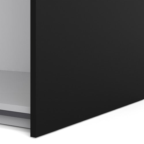 Verona Oak Finish Mirror Sliding Wardrobe by Lavishway | Wardrobe-33252