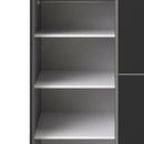 Verona Oak Finish Mirror Sliding Wardrobe by Lavishway | Wardrobe-33261