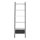 Oslo Leaning 1 Drawer Bookcase by Lavishway | Book Shelves and Cabinets-41838