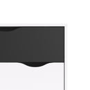 Oslo Black & White Wooden 1 Drawer Sideboard by Lavishway | Sideboards-41820