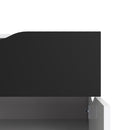 Oslo Black & White Wooden 1 Drawer Sideboard by Lavishway | Sideboards-41821