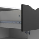 Oslo Black & White Wooden 1 Drawer Sideboard by Lavishway | Sideboards-41819