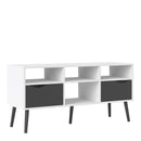 Oslo 2 Drawers 4 Shelves Wide TV Unit by Lavishway | TV Units Cabinets-41807