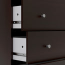 May Dark Walnut Finish Chest Of 5 Drawers by Lavishway | Chest Of Drawers-41121