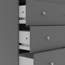 May Grey Wooden Chest Of 5 Drawers by Lavishway | Chest Of Drawers-41116