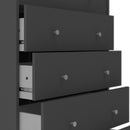 May Grey Wooden Chest Of 5 Drawers by Lavishway | Chest Of Drawers-41111