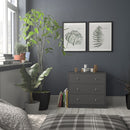 May Grey Wooden Chest Of 3 Drawers by Lavishway | Chest Of Drawers-41134
