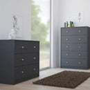 May Grey Wooden Chest Of 3 Drawers by Lavishway | Chest Of Drawers-41140