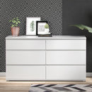 Nova White Finish 6 Chest Of Drawers by Lavishway | Chest Of Drawers-29398
