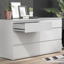 Nova White Finish 6 Chest Of Drawers by Lavishway | Chest Of Drawers-29399